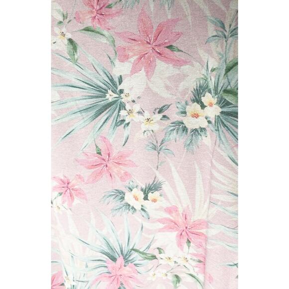 Sundry Floral Sweatshirt in Pink and Green - Picture 6 of 10